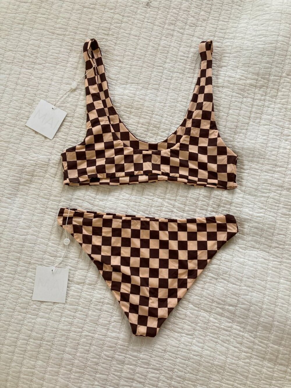 Mai checkered Swimsuit set - Picture 2 of 4